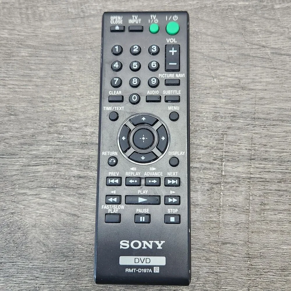 Sony DVP-SR210P Black CD/DVD Player With Remote And Cables - Tested